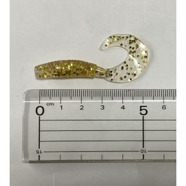 Orurdo Qb100244a01n0 Fishing Gear Worm Set, "Wamurdo O Small", 2.2 inches (5.5 cm), 0.06 oz (1.5 g), Grub Worm, Set of 20, For Ajing and Mebarling, Rootfish, Rockfish, Sea Bass, Black Bass, Flounder, Magochi