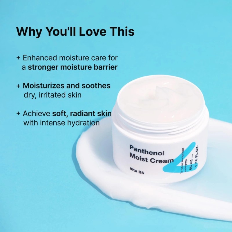 Crema hidratante TIAM Pantenol 50 ml