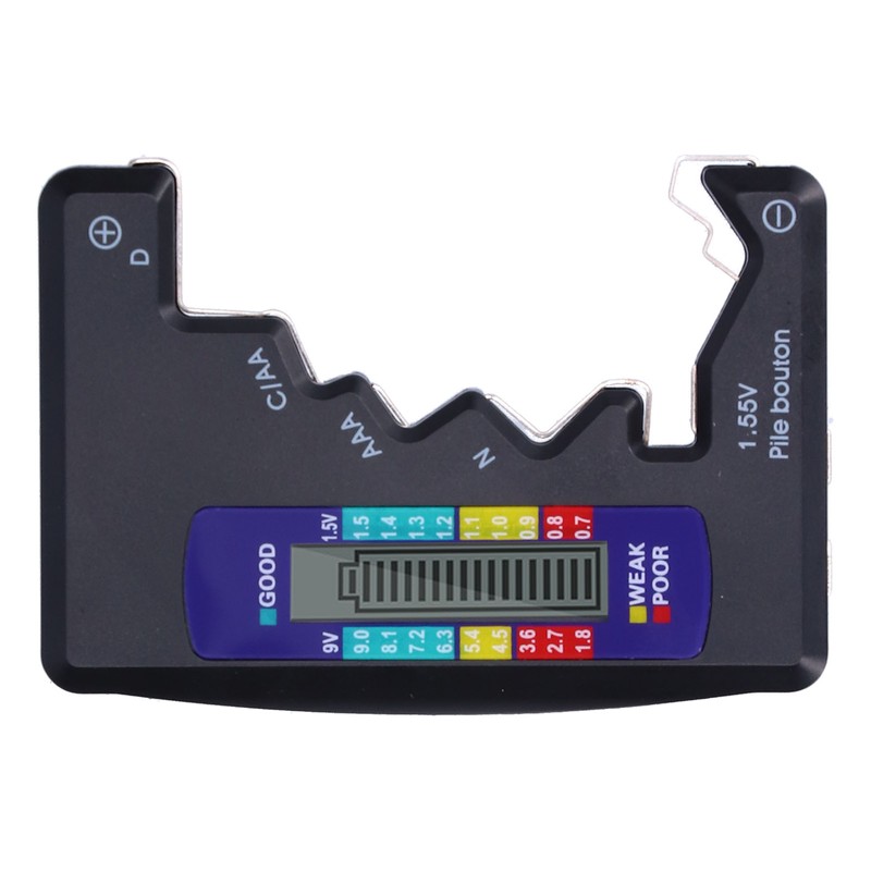 Battery Tester Universal Household Capacity Checker for D C AA