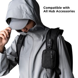 ALPAKA HUB Tactical Clip - EDC Gear Clips - MOLLE Accessories - Keychain Clip- Webbing Belt Clip with Locking Mechanism, Compatible with ALPAKA HUB Ecosystem