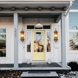 GAZELIGHTING 20'' H Brass Porch Light Copper Outdoor Light Fixture Oil Rubbed Finish Exterior Light Fixtures Large Outdoor Wall Lantern for Patio,Garage,Front Porch 1 Pack Bulb Not Included