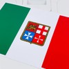 GATE 14 - Italian Flag with Merchant Marine Coat of