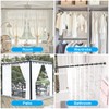 TEECK Shower Curtain Rod, 32-79 inch Adjustable Tension Spring, 1