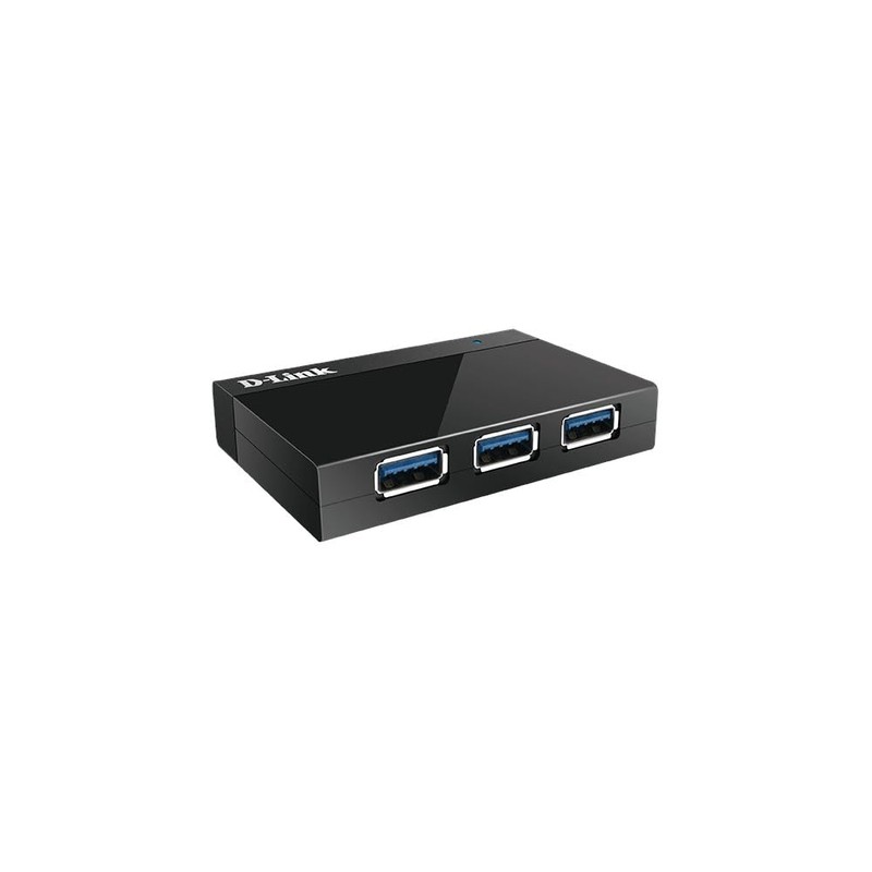 D-Link DUB-1340 USB 3.0 4 Ports USB Hub, Black