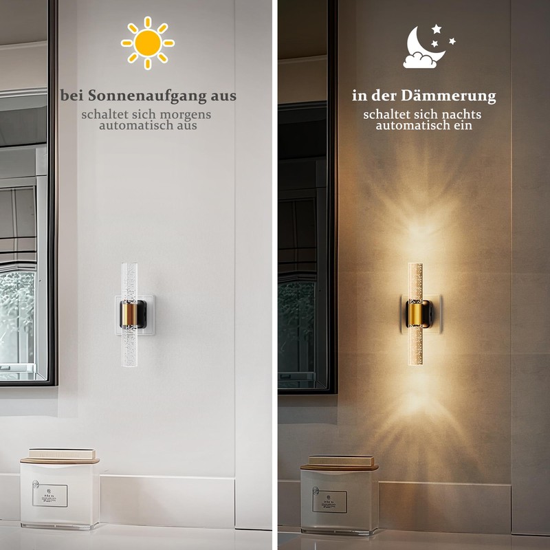 Emeritpro Night Light Socket, Night Light with Twilight Sensor, Dimmable,