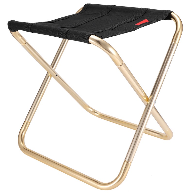 Folding Camp Stool Aluminum Alloy Portable Foldable Chair Seat for