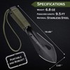 iunio Hiking Trowel, Camping, Backpacking, Portable Shovel, Multitool, Ultralight Camp