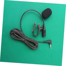 Operitacx Hands Answering Helmet Mic Motorbike Microphone 3.5mm Adapter Water-resistant Black