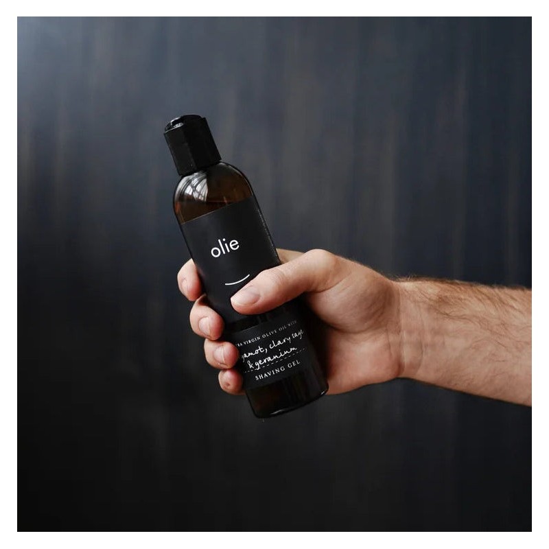 Olieve & Olie Shave Gel 250ml - Bergamot, Clary Sage