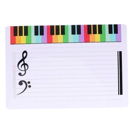 COHEALI Pcs Music Teaching Erasable Staff Whiteboard Manuscript Chalkboard Portable