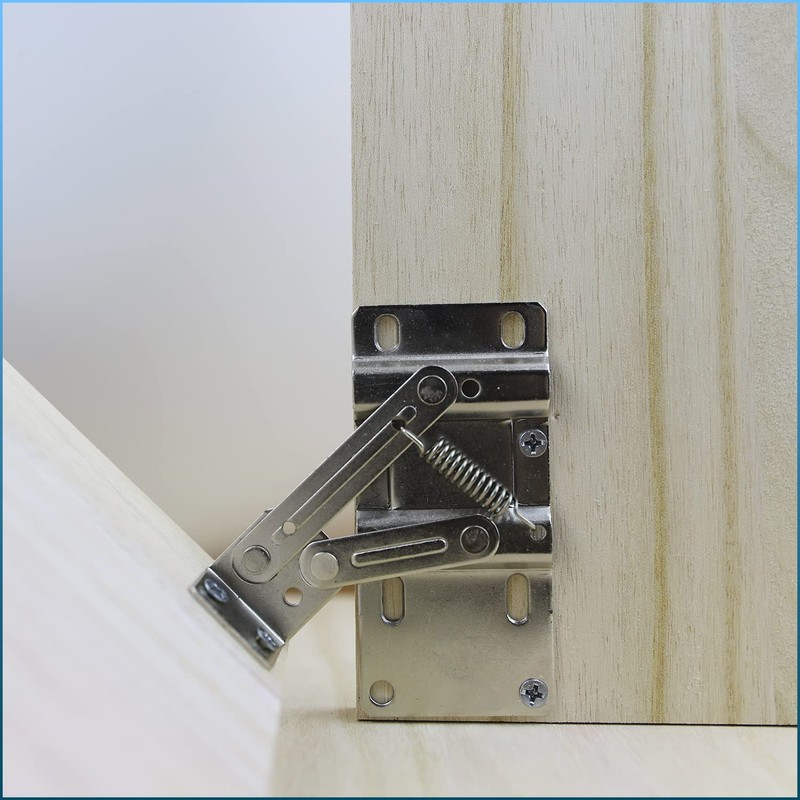 SUUJI Tip Out Tray Hinges,1Pair 45 Degrees Tilt Tray Hinge,