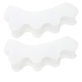 Mars Wellness Gel Toe Separators 1 Pair - Correct Bunions, Overlapping Toe, Crooked Toe - Hammer Toe Straightener Spacer - Universal Size