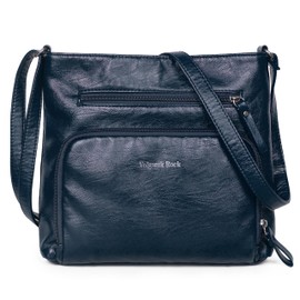 Crossbody Purses for Women Soft Vegan Leather Cross Body Handbag Lightweight Medium Shoulder Purse Travel Casual Bag