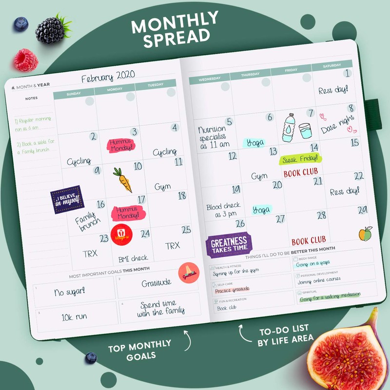 Clever Fox Wellness Planner - Weekly & Daily Health and