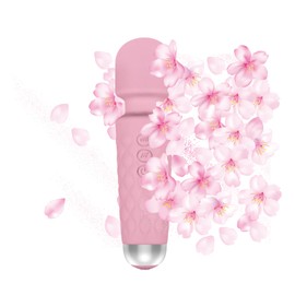 Aslotech Mini Electric Back Massager for Women, Handheld Massager for Leg and Waist Relaxation, Pink