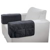 Erwin Müller Armrest Protectors Pack of 2 Anthracite Size 50
