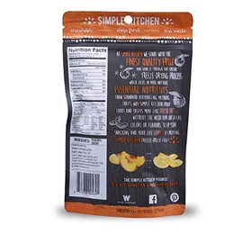 Simple Kitchen Freeze-Dried Peaches, 1.4oz (Pack of 6)