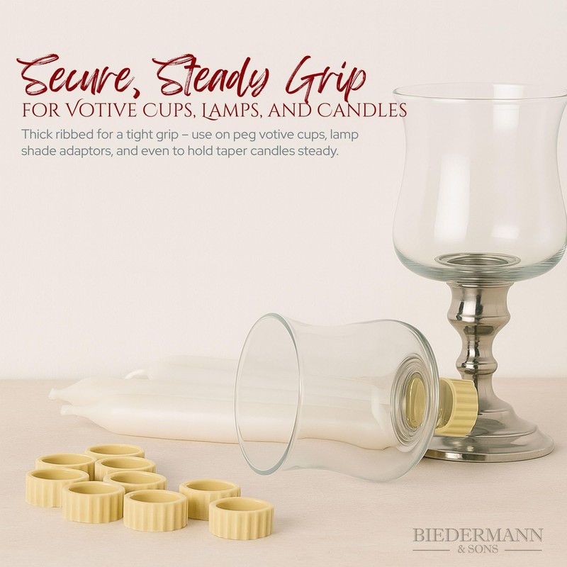 Biedermann & Sons Votive Rubber Gaskets for Peg Candle Holders