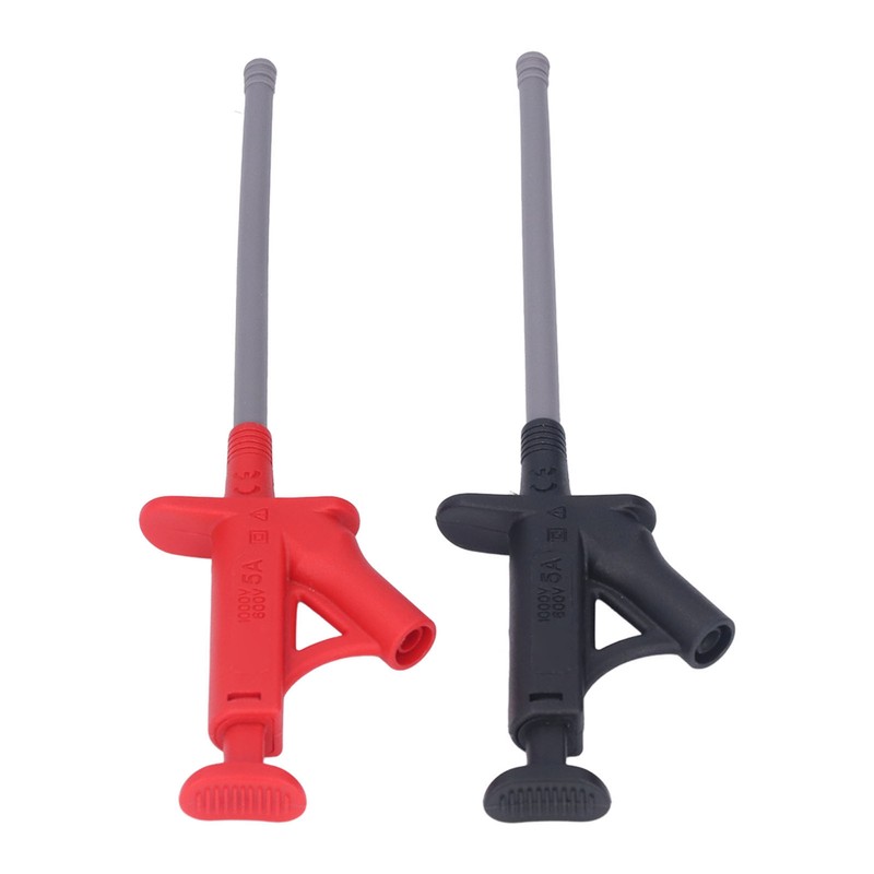 Flexible Test Hook Multimeter Electrical Testing Grabber Hook with 4MM