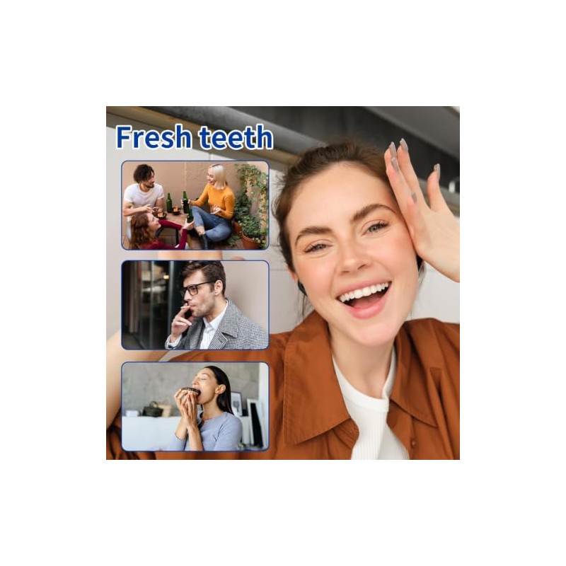 Mydear Tiras Blanqueadoras Dientes Piezas Whitening Strips Profesional Blanqueador Dental
