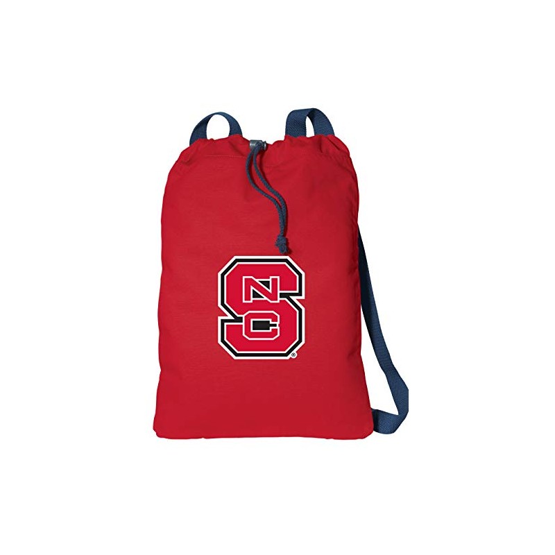 Broad Bay NC State Wolfpack Drawstring Backpack CANVAS NC State