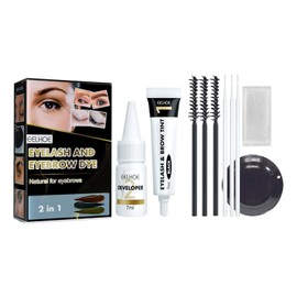 HIKOAN Eyelash & Brow Tint Dye Professional Series Natural Long-lasting Semipermanent DIY Makeup Kit