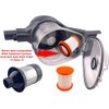 Replacement HEPA Fliter Compatible for QikCln QC-VC05 Cordless Vacuum Cleaner,