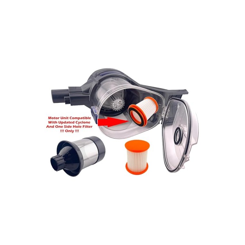 Replacement HEPA Fliter Compatible for QikCln QC-VC05 Cordless Vacuum Cleaner,