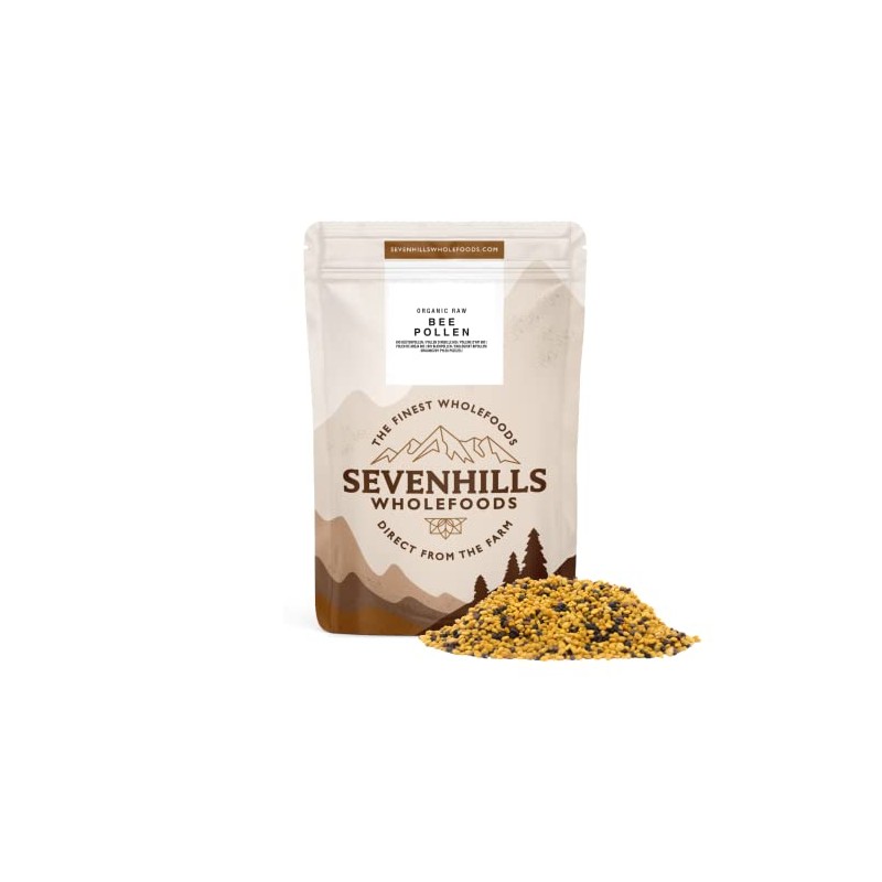 Sevenhills Wholefoods Organic Bee Pollen Granules, Spanish, Raw, Ethically Harvested