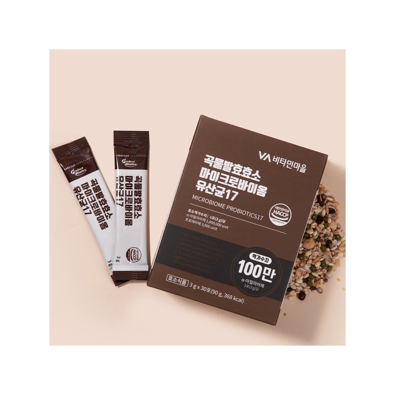 Vitamin Village 100만 역가 리뉴얼 비타민마을 곡물발효효소 마이크로바이옴 유산균 17