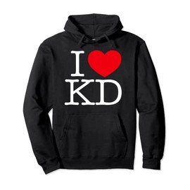 I Love (Heart) KD Pullover Hoodie