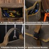 Canvas Tool Storage Bag - Portable Garden Tool Carrying Case