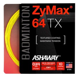 Ashaway ZyMax 64 TX Badminton String Set (Yellow)