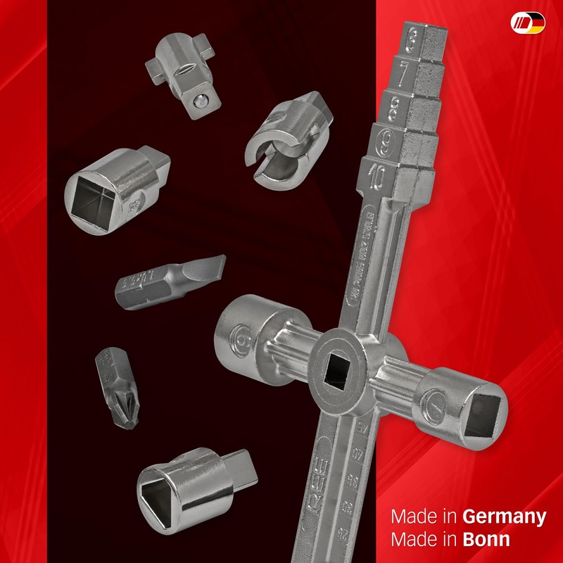 MULTIPICK Universal Key Set [Magnetic Attachments] Control Cabinet Key –