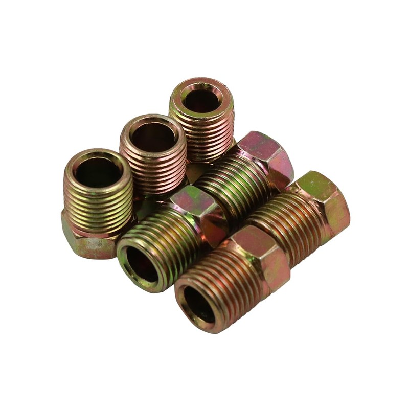 Ieron 35pcs Brake Line Nuts Assortment, Brake Line Fitting Kit