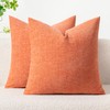 MIULEE Pack of 2 Couch Throw Pillow Covers 18x18 Inch