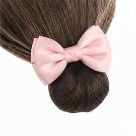 Chignon Net, Bun Net, Ribbon, Barrette, Net Included, Hair Ornament, Hair Accessory, Hair Net, Hiding Hair Color, Bun Hair Clip, Stylish, Simple, Large, Large, Graduation Ceremony, Dating, Ceremony