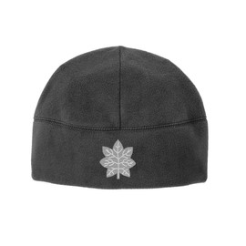 Officer Rank O-5 Lieutenant Colonel/Commander Veteran Embroidered Beanie Watch Cap (Grey)