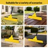 18”Push Broom Brush for Floor Cleaning with 60” Long Handle