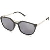 ALPINA Unisex Fleek Sunglasses, Black-silver matt, Unit size
