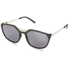 ALPINA Unisex Fleek Sunglasses, Black-silver matt, Unit size