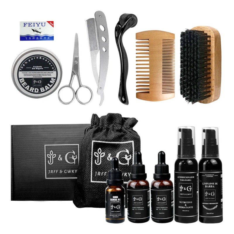 Kit Barba Cuidado Para Regalos Para Hombre 13pcs JRFF GWKY