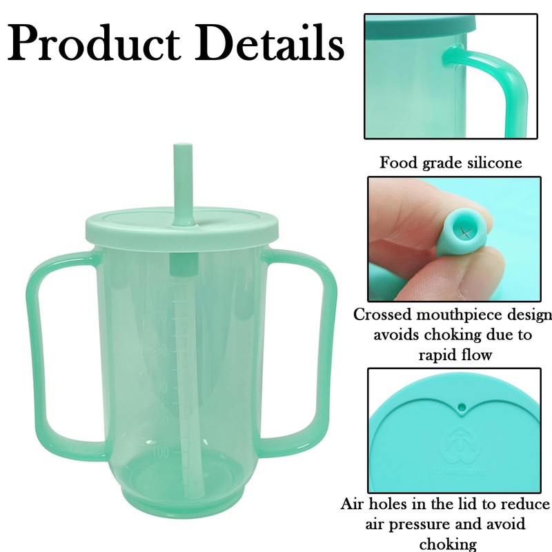 KFSCIP Sippy Cup for Adults, Non Spill Drinking Cups for