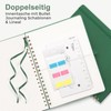 RETTACY Notebook A4 Squared, Bullet Journal with 100 g/m² Thick