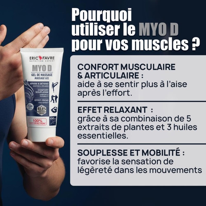 Muscle Tension Gel Myo D - Arnica, Essential Oils -