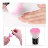 Nail Art Brocha Bledo Para Limpiar Polvo Uñas Rubor Sombra