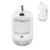 Mini Air Conditioner Humidifier Aromather 3 Gears 5 Blades USB