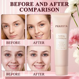 Purifying Exfoliating Gel,Exfoliating Gel Scrub for Face,Deep Cleansing and Gentle Oil Control Purifying Cream,Exfoliating Gel,Face and Body Exfoliating Scrub Gel,for All Skin Types