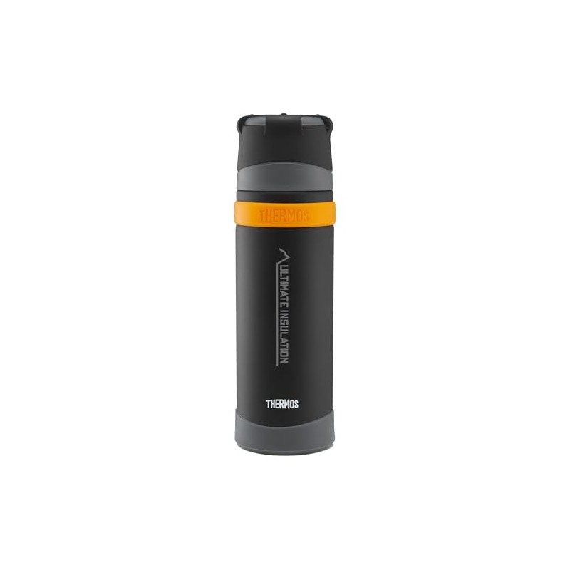 Thermos - Matt Black Ultimate Flask (900ml), Reusable Insulated Stainless