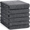 smiry Premium Kitchen Towels(18"x 28", 6 Pack), Large Cotton Dish